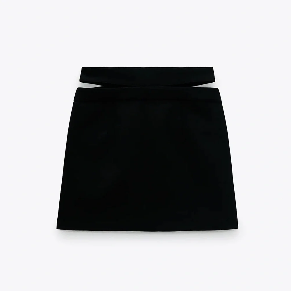ZARA LIMITED EDITION CUT OUT MINI SKIRT - Picture 9 of 10